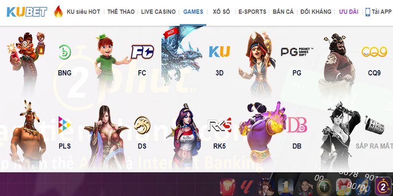 Chơi game quay hũ trên nhà cái uy tín Ku11