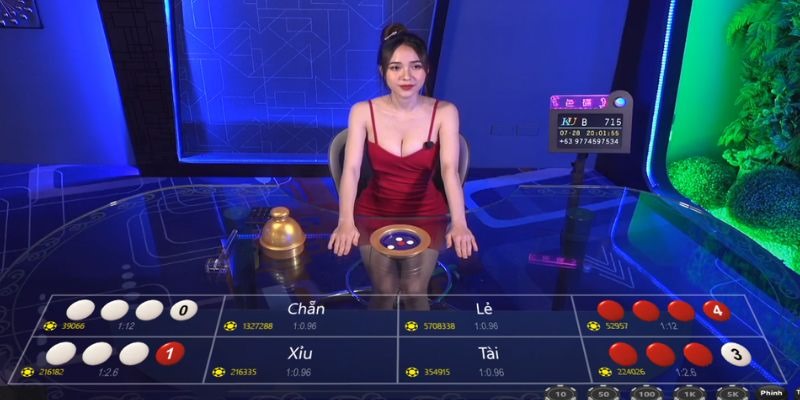 Sảnh chơi xóc đĩa Ku11 đẹp mắt dễ thao tác
